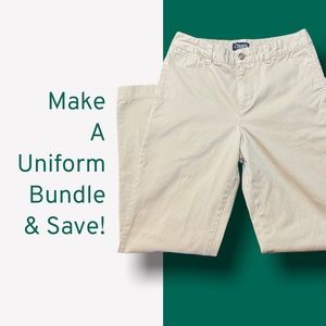 $ale! Chaps School Uniform Khaki Pants Size 14
